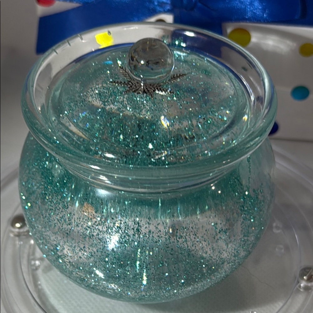Sparkling 420 Teal Glitter Jar